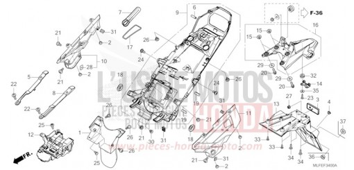 KOTFLUEGEL, HINTEN NT1100DES de 2025